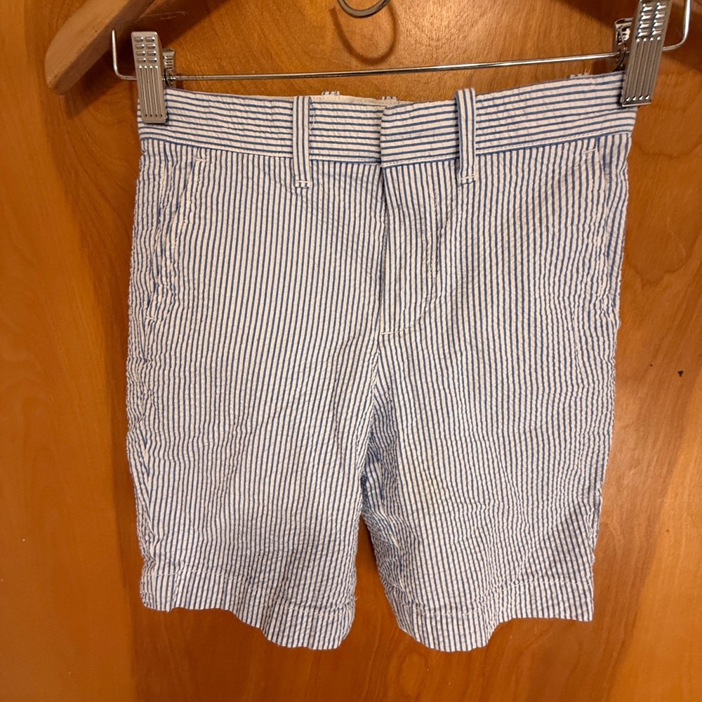 Crewcuts Striped Flat Front Shorts